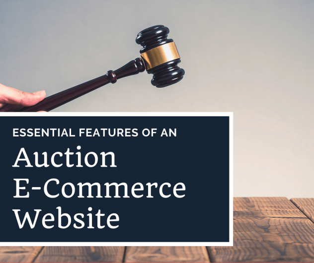 Essential features of an auction e-commerce website